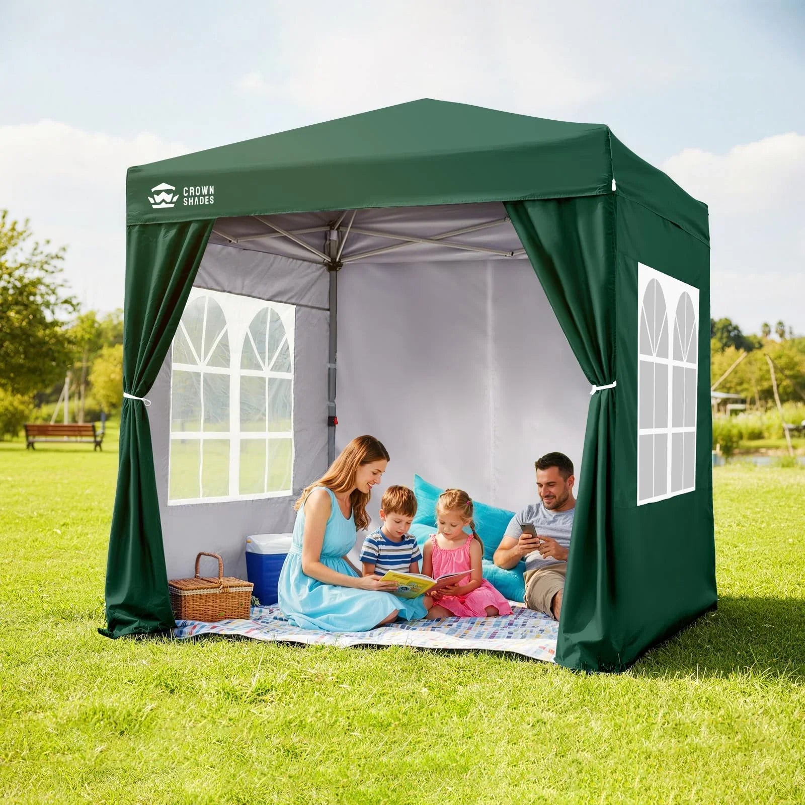ArdenShade 2 x2m Pop Up Gazebo with 4 Sidewalls