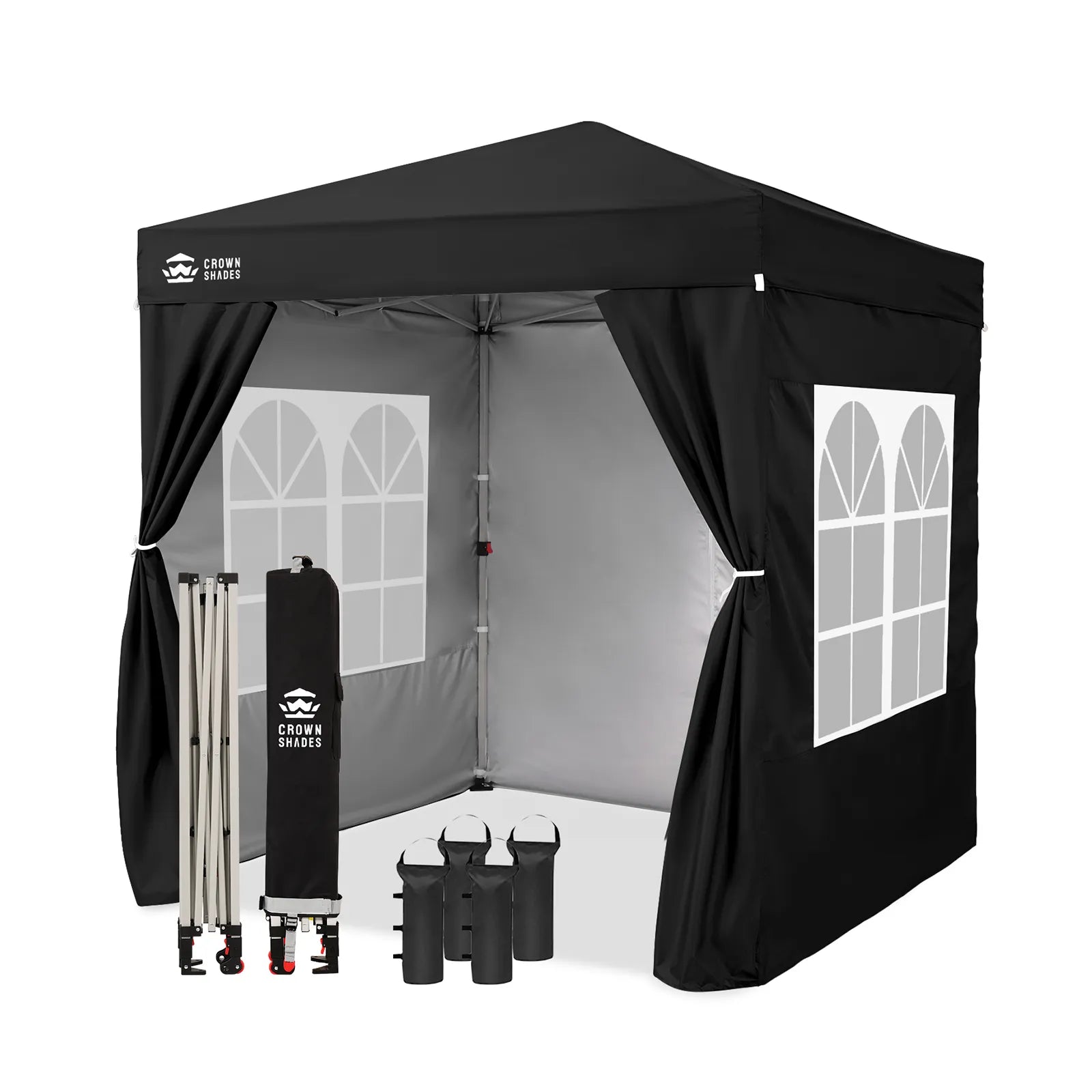 ArdenShade 2 x2m Pop Up Gazebo with 4  Sidewalls