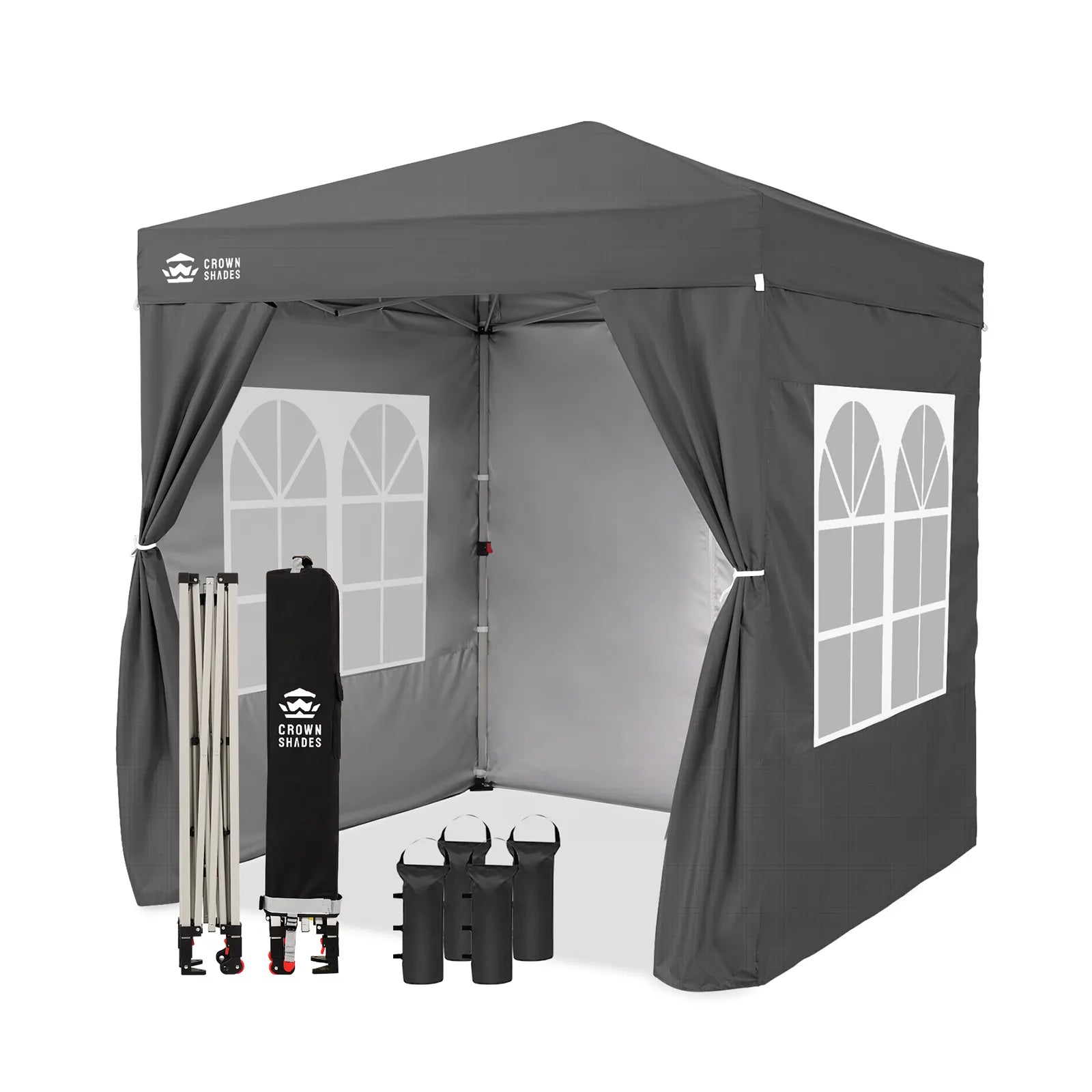 ArdenShade 2 x2m Pop Up Gazebo with 4  Sidewalls